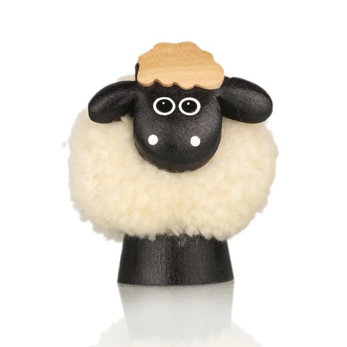 Schaf pompom dekofigur mittel - schaf,