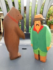 Kinderkram Ostheimer Figuren Zirkus Bär Tanzbär Mann Zigeuner Bauer