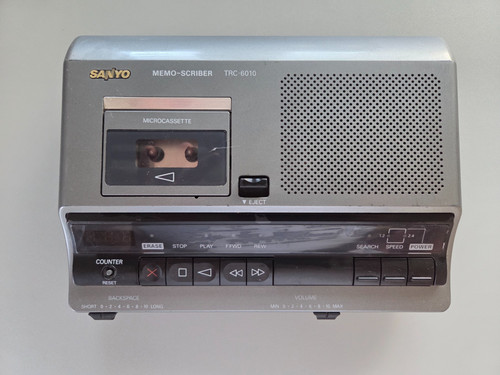 Sanyo memo scriber trc 6010 - memo-scriber, trc-6010