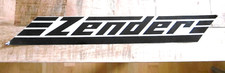 Werbe-Aufkleber Zender Schriftzug 46 x 6,5 cm schwarz transparent 80er Tuning