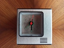 TIMETON Mini Reise Wecker, Tischuhr, Wecker, Retro