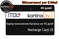 Kartina.TV-Guthabenkarte 25