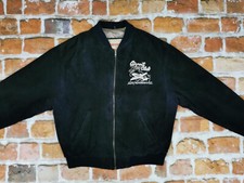 *CHEVIGNON PARIS VINTAGE LEDERJACKE*AIRPORT CLUB*WILDLEDER*SCHWARZ*GR: S*TIP TOP