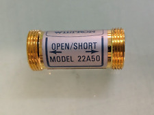 Calibration Open/Short, Wiltron 22A50 DC-18 GHz GPC-7