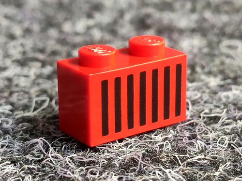 Lego 3004p06 stein 1x2 - 1x2, rot