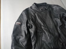  Motorradjacke AKITO GR.42 (schwarz echt Leder)