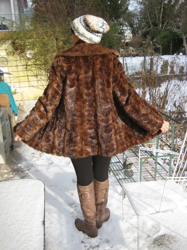 Jacke nerzjacke echt pelz - jacke,