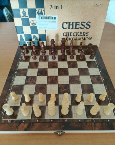 Spielset schach dame - 3-in-1, spielset:
