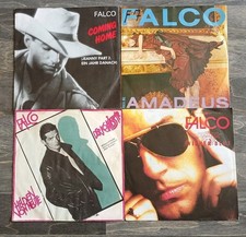 4 x Falco  Single 7"  Sammlung