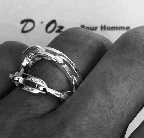 925er silber herrenring - 925er,