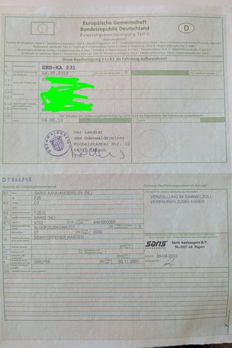 Anhänger saris 2000 mit - anhänger,