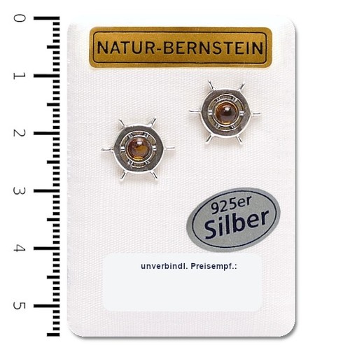 Natur bernstein ohrringe - bernstein,
