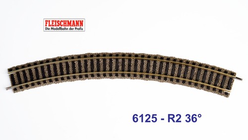 Fleischmann 6125 gebogenes - 6125, h0