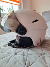Tecnopro Damen Skihelm Snowboardhelm mit Visier, Weiß, Gr. S