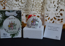 Hutschenreuther Weihnachtskugel 1990  Ole Winther Motiv: "Kindermusik"  in OVP