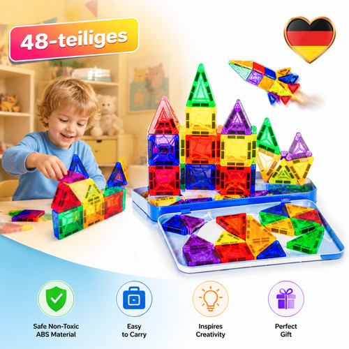 48stk blocks magnetic - 48stk,