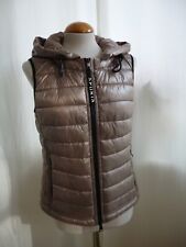 Weste Steppweste MARC CAIN Gr.N2 36 beige ultraleicht Kapuze NEU
