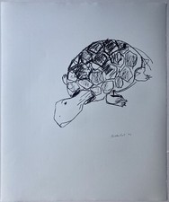 Stephan Balkenhol, Schildkröte, 1994, Grafik, Lithografie, signiert