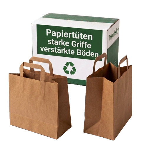 100 papiertragetaschen - 100, x
