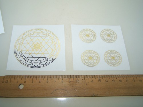 Sri yantra aufkleber - sri,