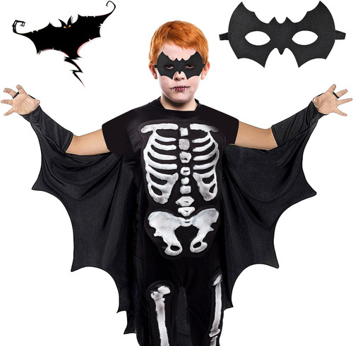 Fledermauskostüm kinder black - fledermauskostüm,
