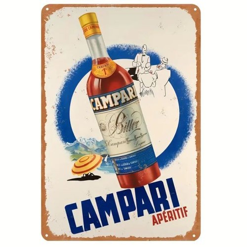 Blechschild campari aperitiv - campari,