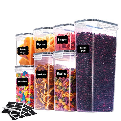 7er set vorratsdosen bpa - vorratsdosen, bpa-frei
