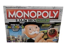 Brettspiel Monopoly Falsches Spiel Hasbro Gesellschaftsspiel Familienspiel Geld
