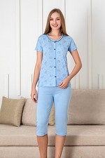 Damen Schlafanzug Pyjama Set