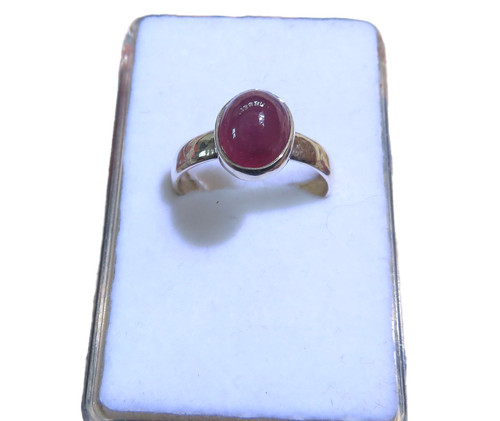 Natur rubin ring - ring, 925