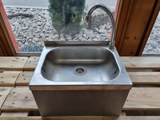 Handwaschbecken Waschbecken aus Edelstahl 40x30x25+Hahn Nr. S0132