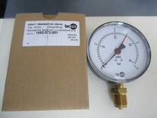 Tecsis Manometer 0-4 BAR/MWS G 1/2  Ø100mm 1/2"  Neu OVP 1492.073.001 (K71)