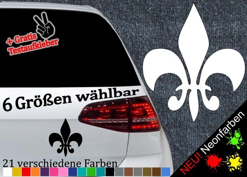 Aufkleber lilie heraldisch - aufkleber,