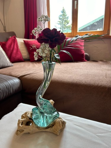 Vase wurzelholz auf - vase,