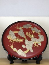 Gold 2 Drachen Tablett