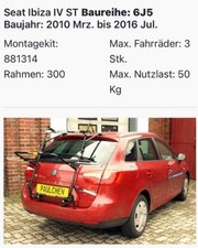 Paulchen Heckträger Montagekit Seat Ibiza 4 ST 6J5