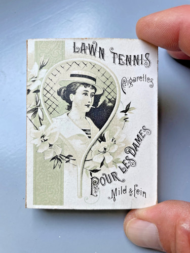 Lawn tennis cigaretten - tennis,