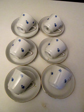 6 DDR Kahla Tassen mit