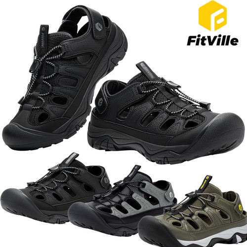 Fitville herren weite sandalen - herren,
