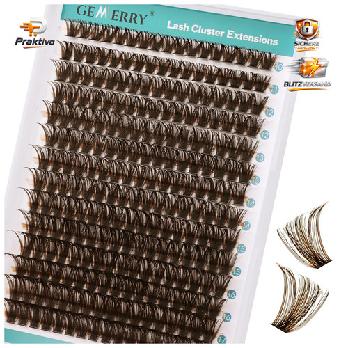 Einzelwimpern 80d braune - einzelwimpern,