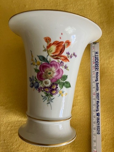 Meissen trompetenvase - meissen,