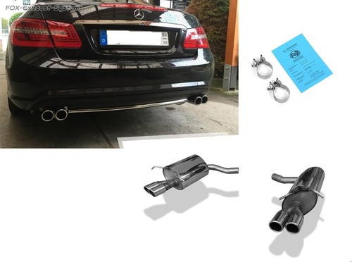 Duplex sportauspuff mercedes - ,