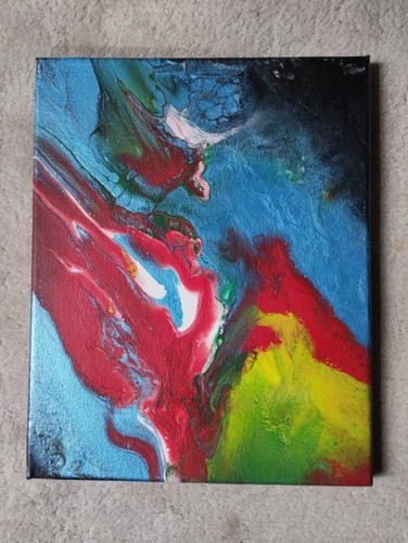 Acrylbild auf leinwand - auf,
