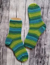Selbstgestrickte Socken gr