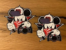 2x BAD Mickey Aufkleber JDM