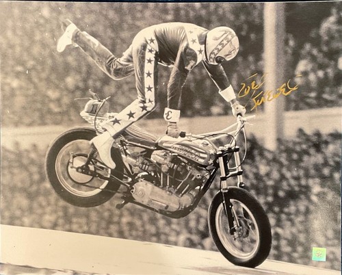 Evel knievel handsigniertes - evel,