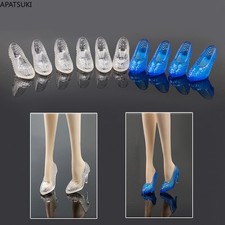 1 Paar Kristallschuhe 1/6 High-Heel Schuhe für 11,5 "Puppe High Heels Sandale