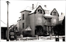 Ak Bad Driburg in Westfalen, Blick auf das Wohnhaus, Winter - 4106772