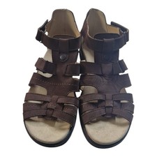 Van Der Laan gr 39 Damen Sandalen Sandaletten Ballerina Sehr Gut K1