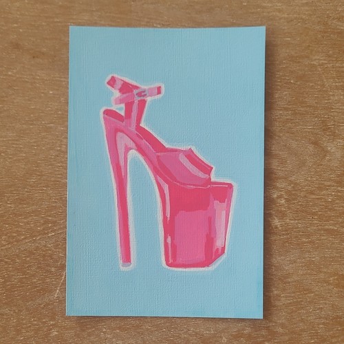 Original gemälde pleaser high - pleaser,